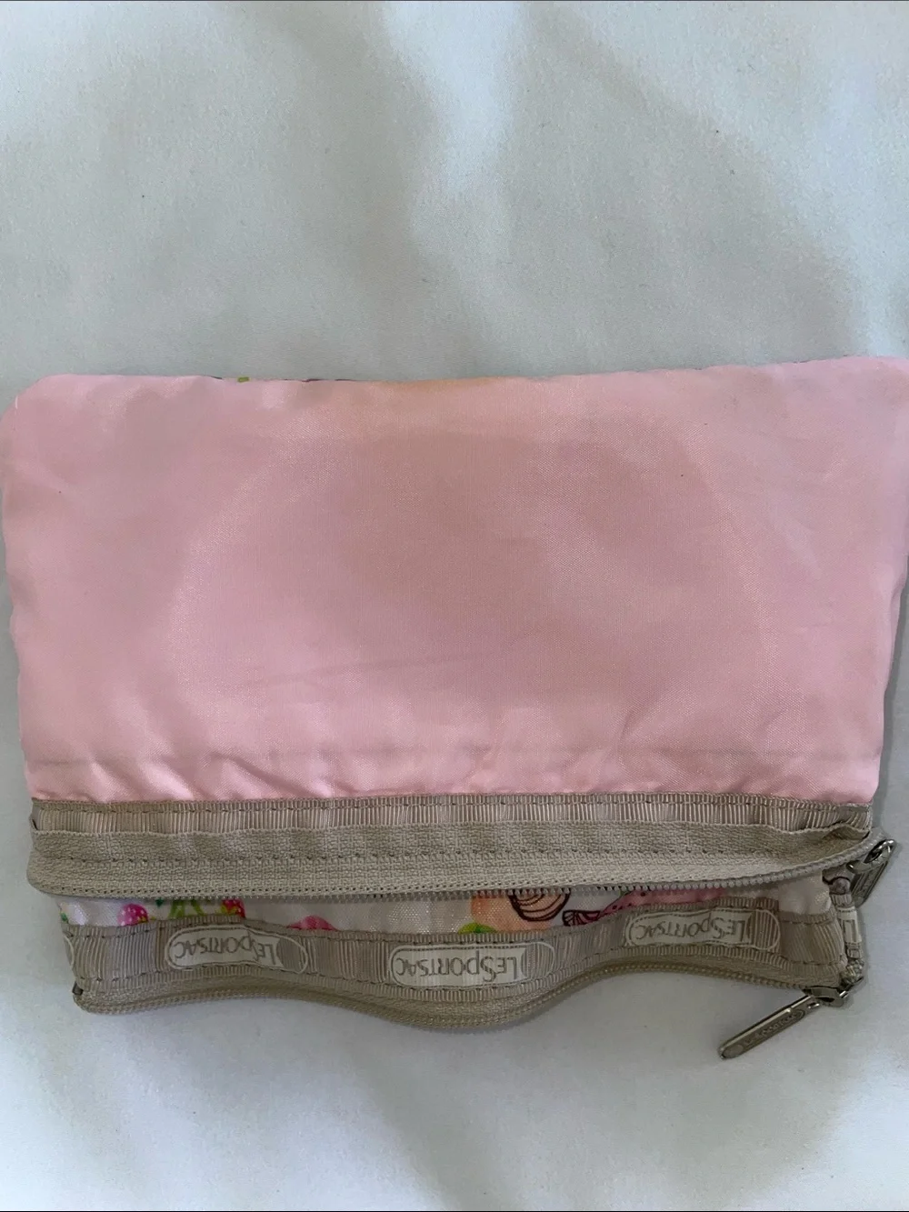 Lesportsac Vintage Triple Zip Pouch in Koala Walla Print